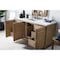 James Martin Vanities Portland 60in Single Vanity Whitewashed Walnut w/ 3 CM Ethereal Noctis Quartz Top 620-V60S-WW-3ENC - alternate 4